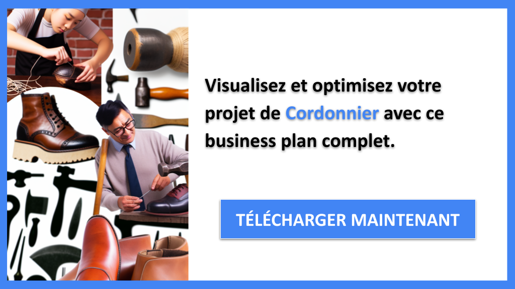 Exemple Business Plan pour Cordonnier - Cordonnier Business Model Canvas- CTA3