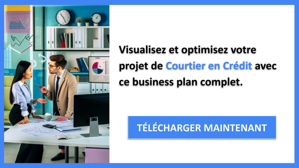 Exemple Business Plan pour Courtier en Crédit - Courtier en Crédit Business Model Canvas- CTA3
