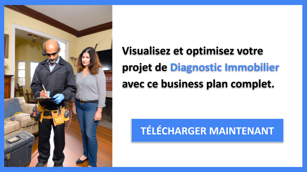 Exemple Business Plan pour Diagnostic Immobilier - Diagnostic Immobilier Business Model Canvas- CTA3