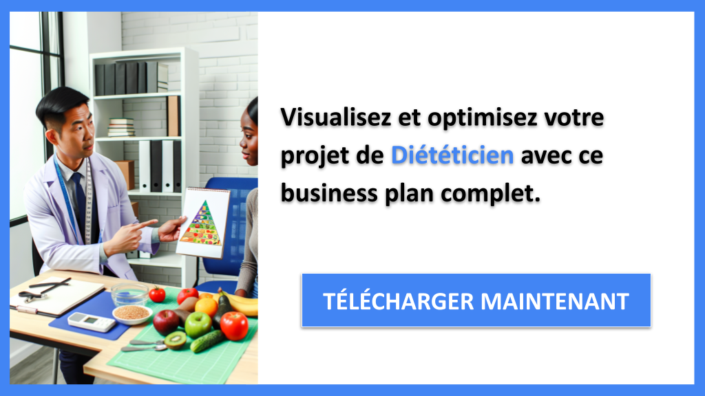 Exemple Business Plan pour Diététicien - Diététicien Business Model Canvas- CTA3