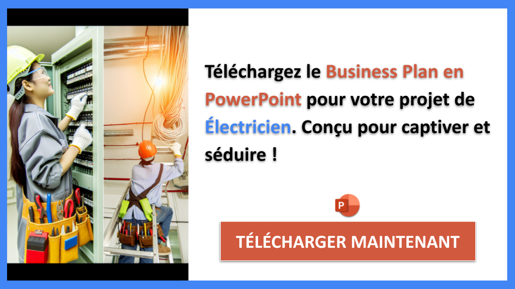 Exemple Business Plan pour Électricien - Électricien Business Model Canvas- CTA2