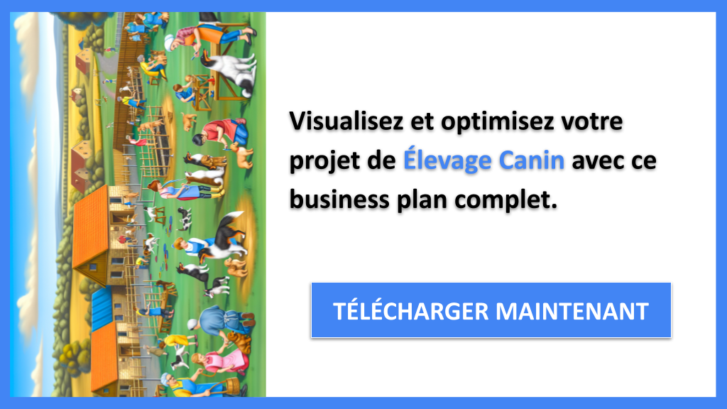 Exemple Business Plan pour Élevage Canin - Élevage Canin Business Model Canvas- CTA3