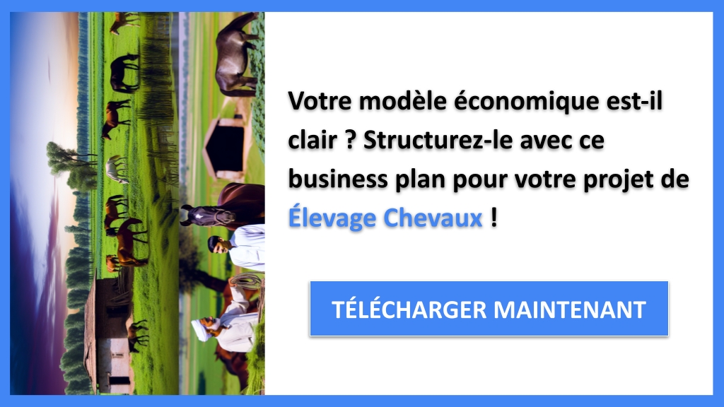 Exemple Business Plan pour Élevage Chevaux - Élevage Chevaux Business Model Canvas- CTA1