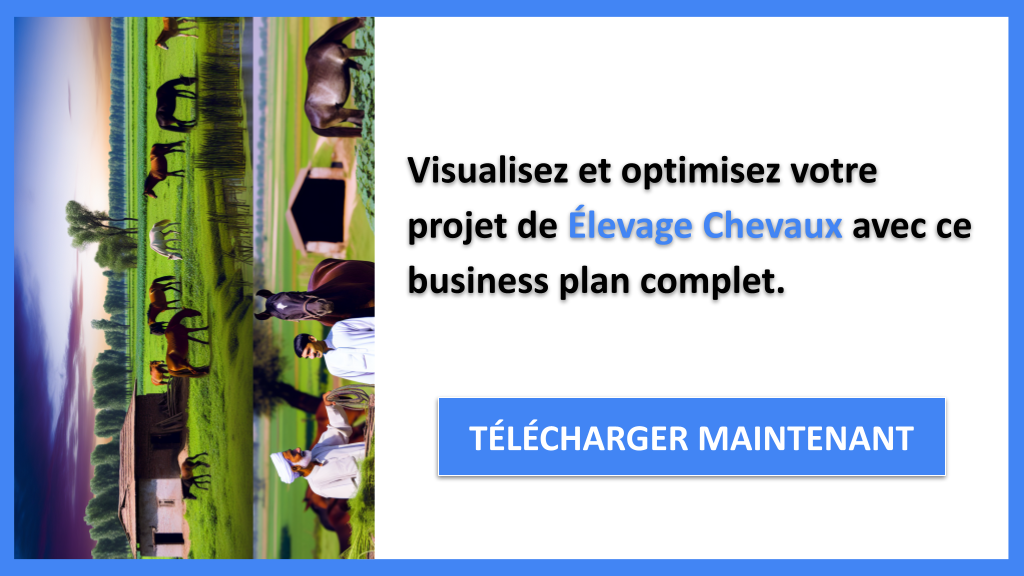 Exemple Business Plan pour Élevage Chevaux - Élevage Chevaux Business Model Canvas- CTA3