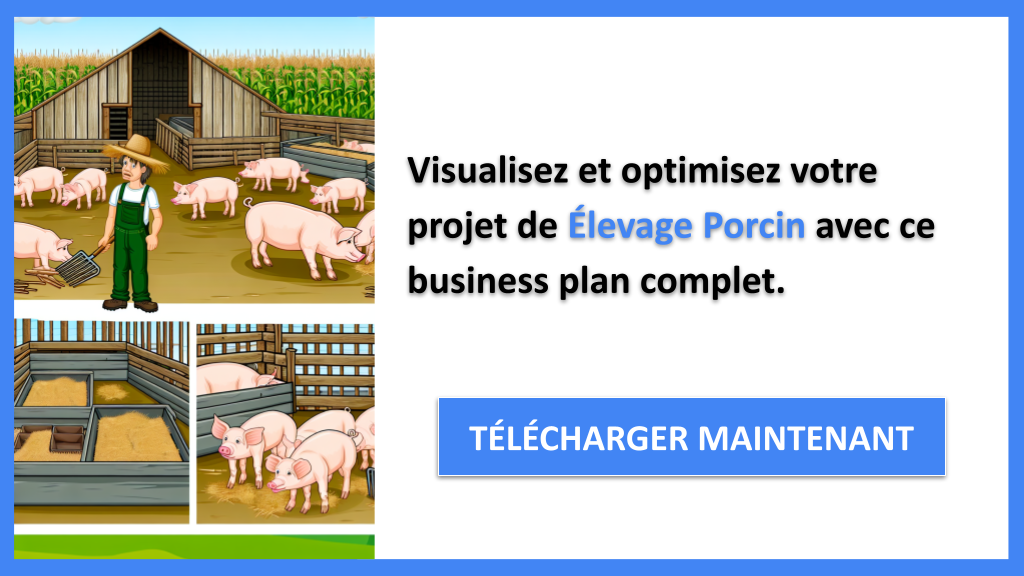 Exemple Business Plan pour Élevage Porcin - Élevage Porcin Business Model Canvas- CTA3