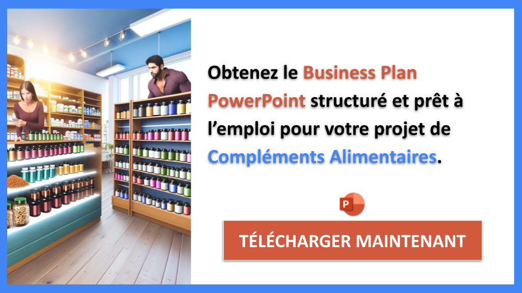 Exemple Business Plan pour Compléments Alimentaires - Compléments Alimentaires Business Plan Exemple- CTA2