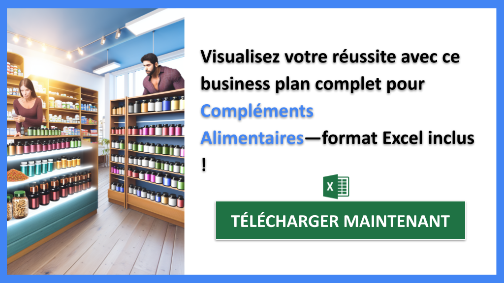 Exemple Business Plan pour Compléments Alimentaires - Compléments Alimentaires Business Plan Exemple- CTA3