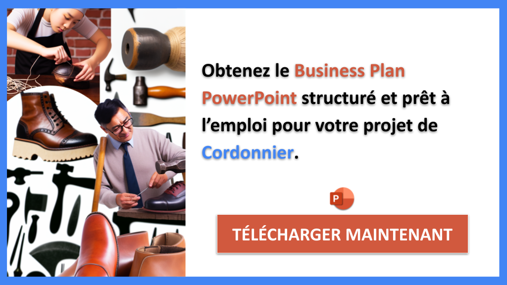 Exemple Business Plan pour Cordonnier - Cordonnier Business Plan Exemple- CTA2