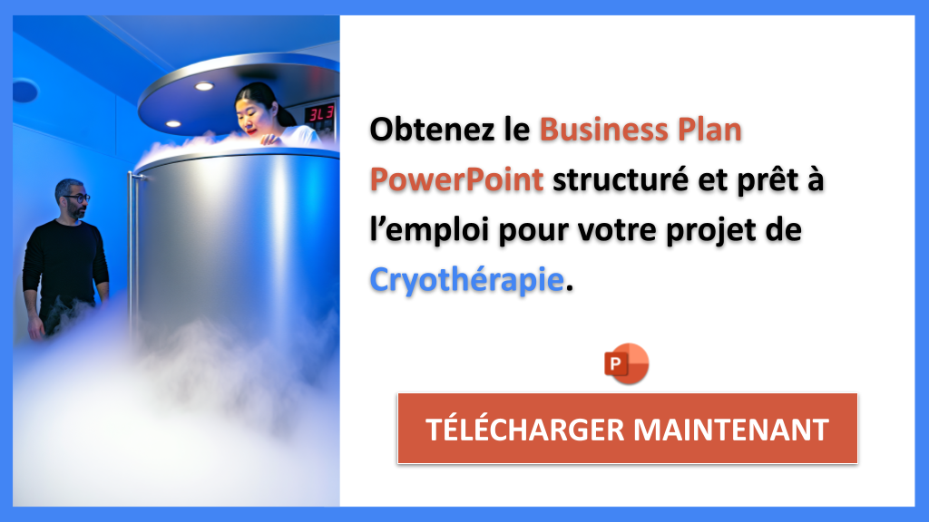 Exemple Business Plan pour Cryothérapie - Cryothérapie Business Plan Exemple- CTA2