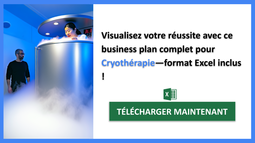 Exemple Business Plan pour Cryothérapie - Cryothérapie Business Plan Exemple- CTA3
