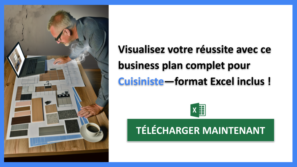 Exemple Business Plan pour Cuisiniste - Cuisiniste Business Plan Exemple- CTA3