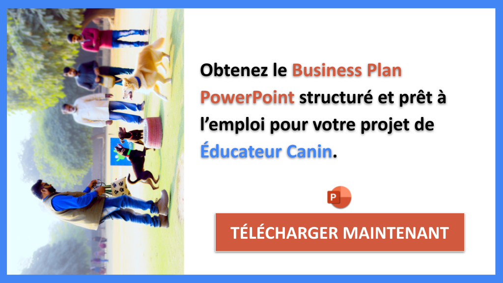 Exemple Business Plan pour Éducateur Canin - Éducateur Canin Business Plan Exemple- CTA2