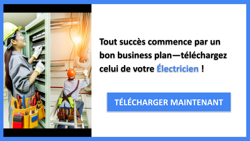 Exemple Business Plan pour Électricien - Électricien Business Plan Exemple- CTA1