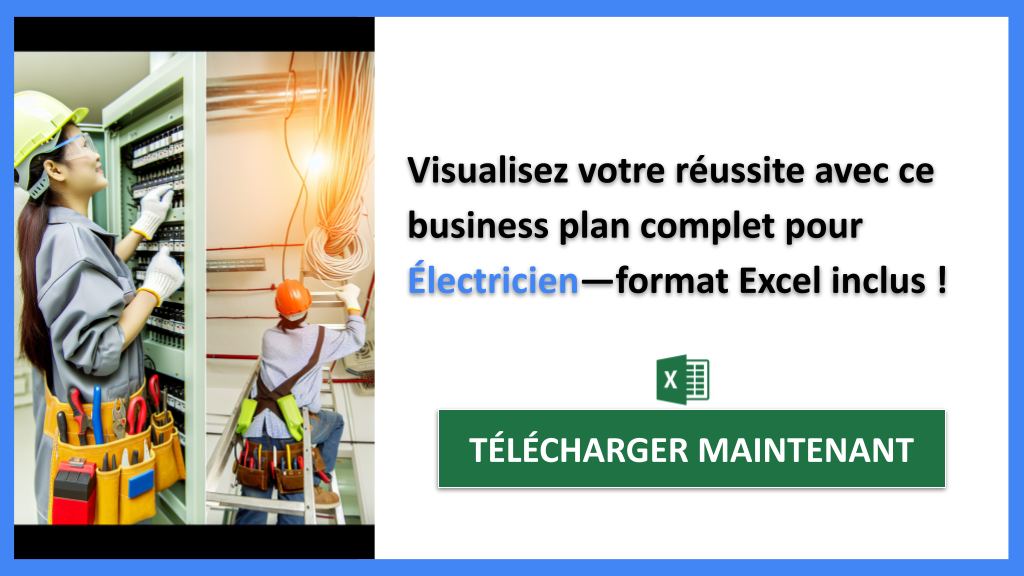 Exemple Business Plan pour Électricien - Électricien Business Plan Exemple- CTA3