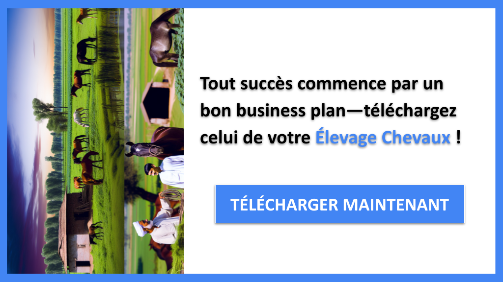 Exemple Business Plan pour Élevage Chevaux - Élevage Chevaux Business Plan Exemple- CTA1