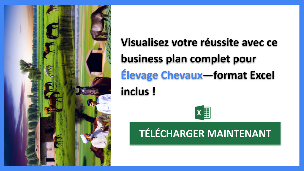 Exemple Business Plan pour Élevage Chevaux - Élevage Chevaux Business Plan Exemple- CTA3