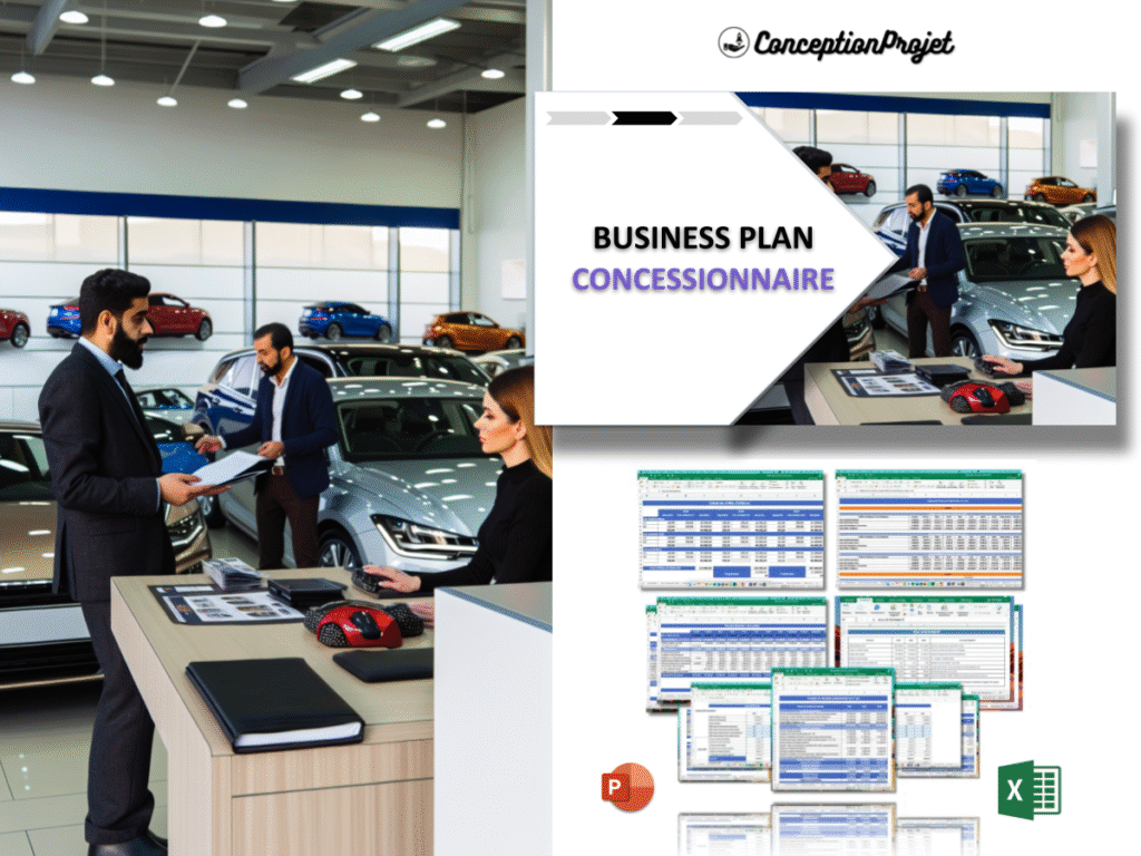 Business Plan Concessionnaire : Guide complet 2 Concessionnaire Business Plan Exemple Cover