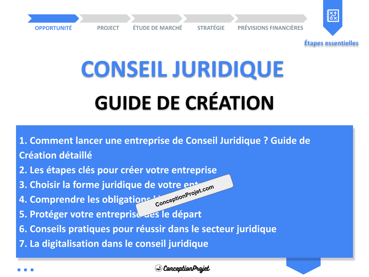Comment lancer une entreprise de Conseil Juridique ? Guide de Création détaillé Comment lancer une entreprise de Conseil Juridique ? Guide de Création détaillé