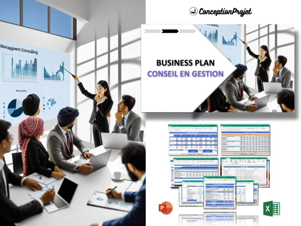 Business Plan Conseil en Gestion : Exemple Détaillé et Pratique 2 Conseil en Gestion Business Plan Exemple Cover