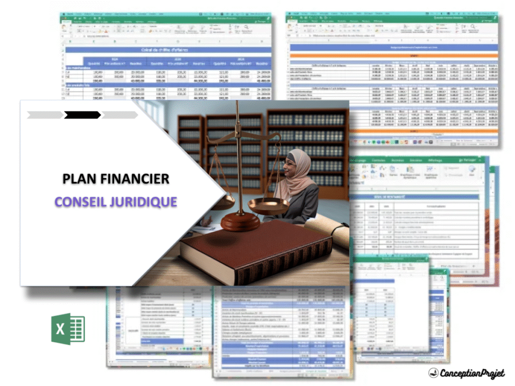 Comment élaborer un Plan Financier pour un Cabinet de Conseil Juridique ? 2 Conseil juridique Plan financier Exemple Cover