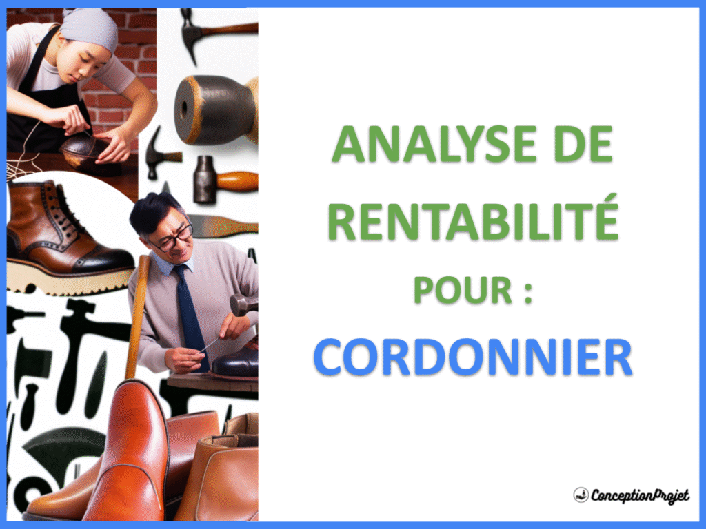Cordonnier Revenus Rentabilite Cover