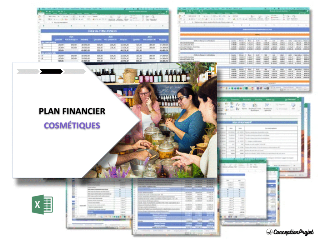 Cosmetiques Plan financier Exemple Cover