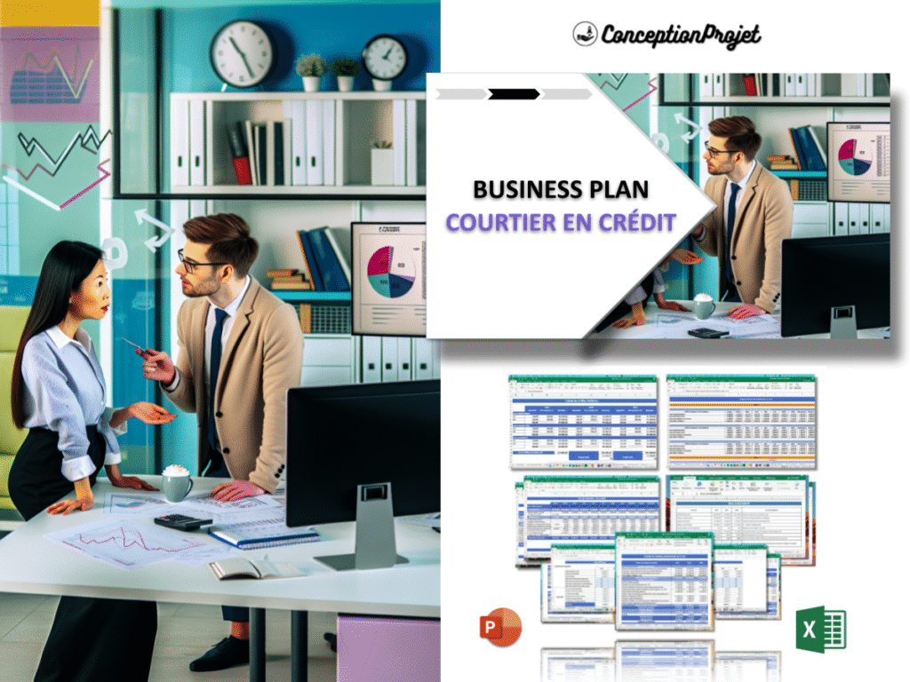 Courtier en Credit Business Plan Exemple Cover