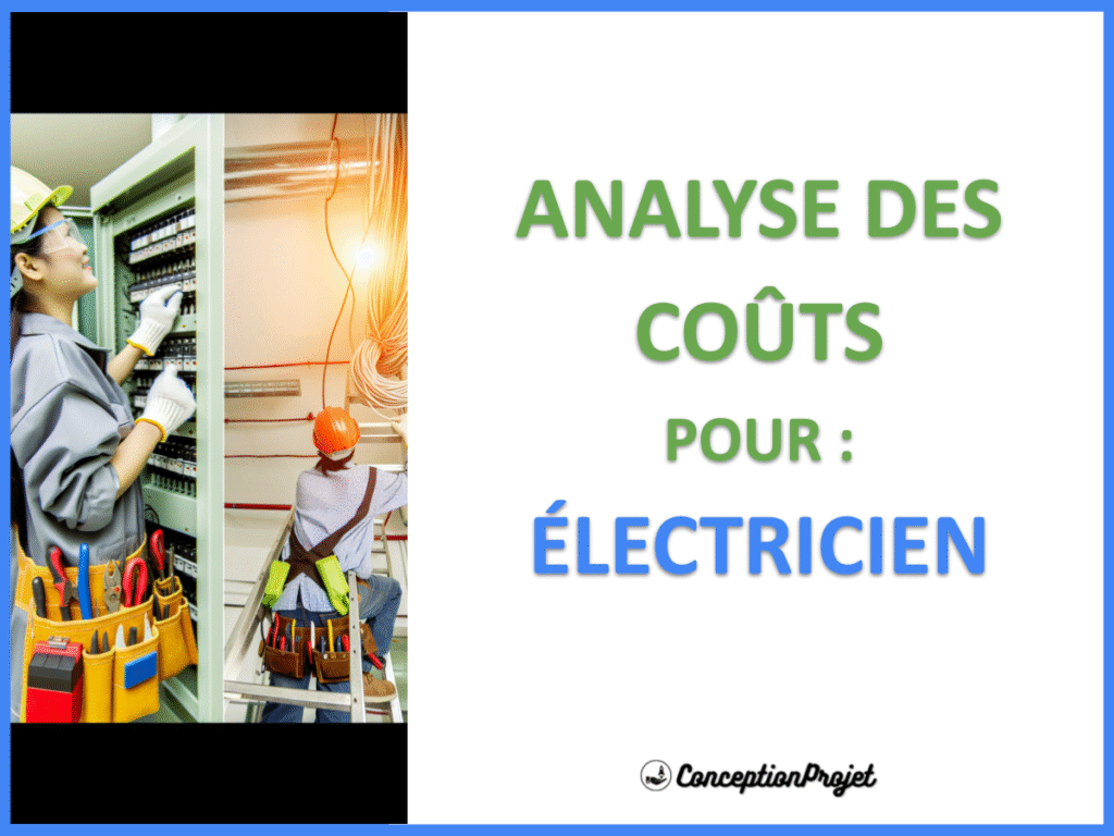 Cout de conception d une activite d Electricien Cover