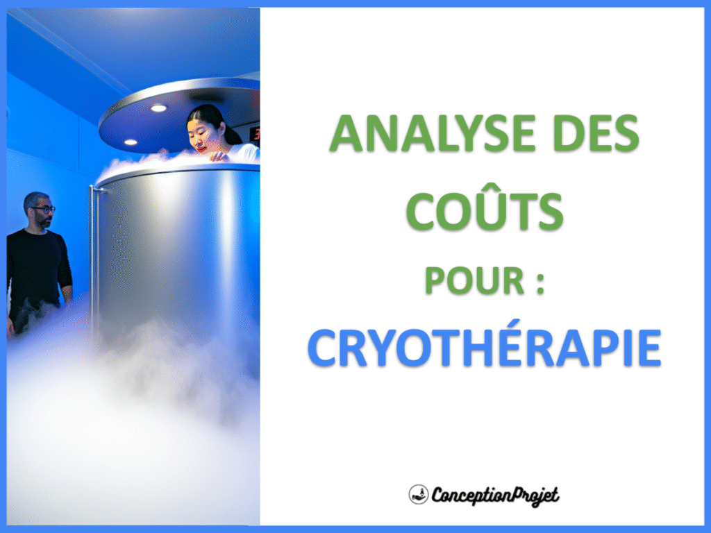 Cout de lancement d une activite de Cryotherapie Cover