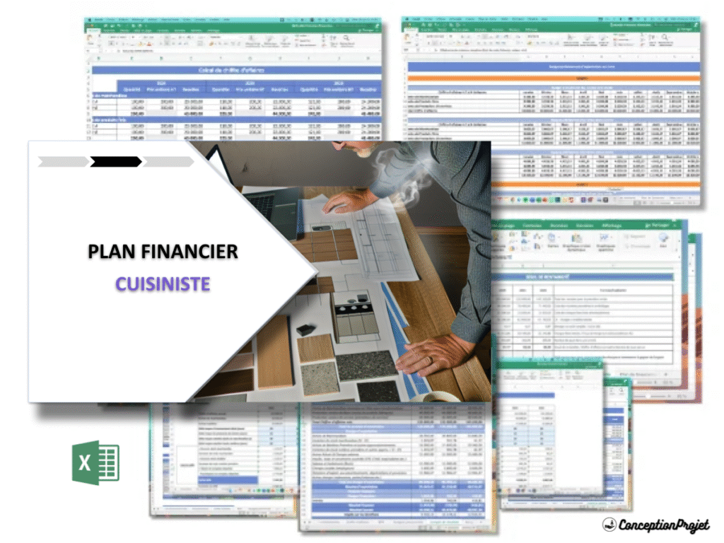 Cuisiniste Plan financier Exemple Cover