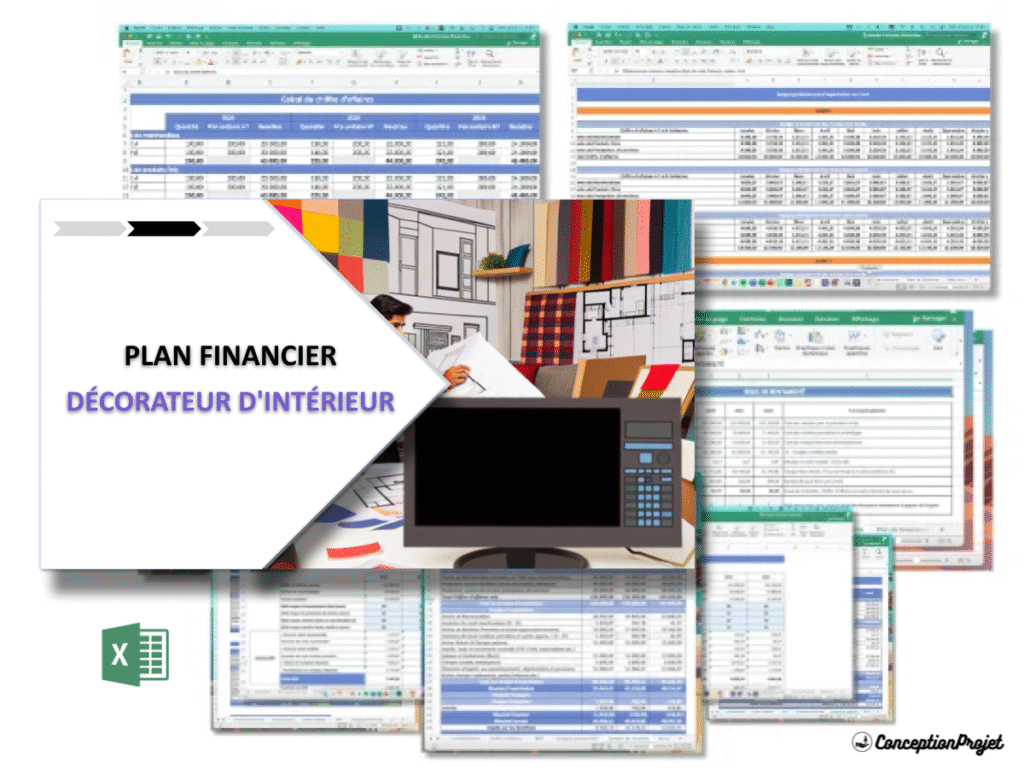 Decorateur d interieur Plan financier Exemple Cover