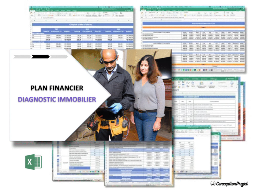 Diagnostic immobilier Plan financier Exemple Cover