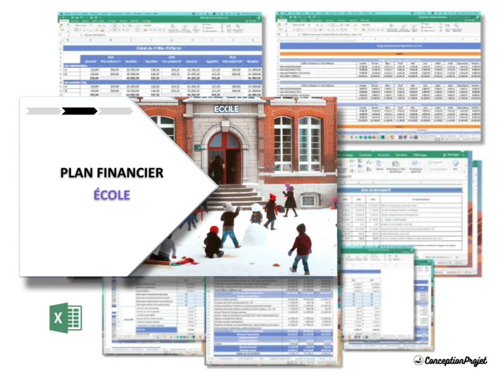 Ecole Plan financier Exemple Cover