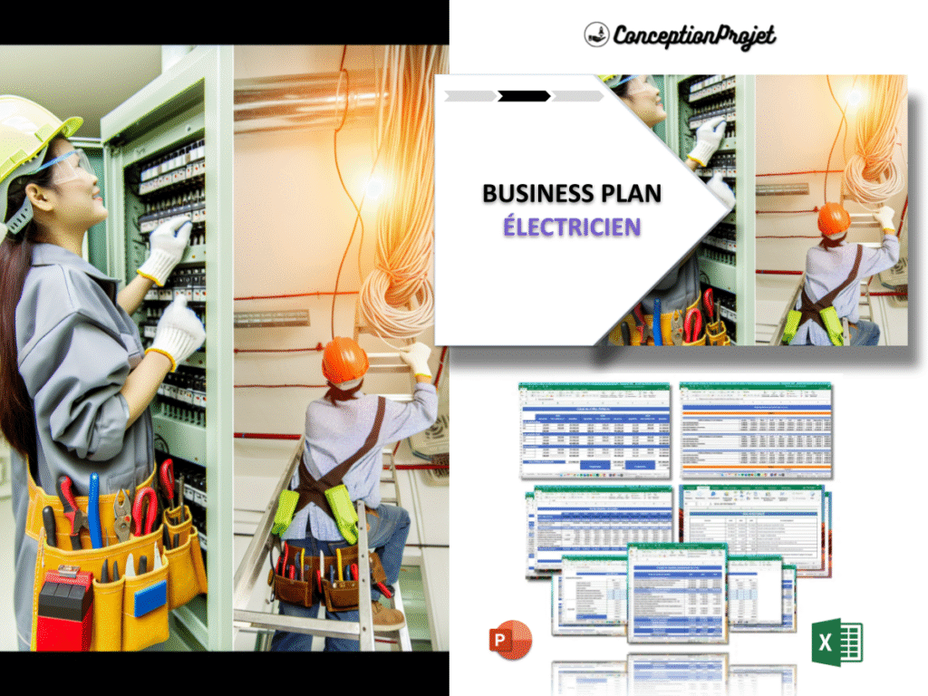 Electricien Business Plan Exemple Cover