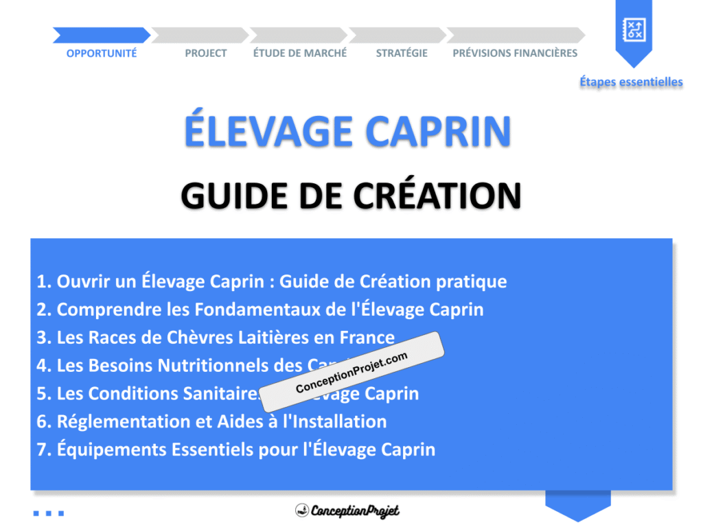 Elevage Caprin Guide de Creation Cover
