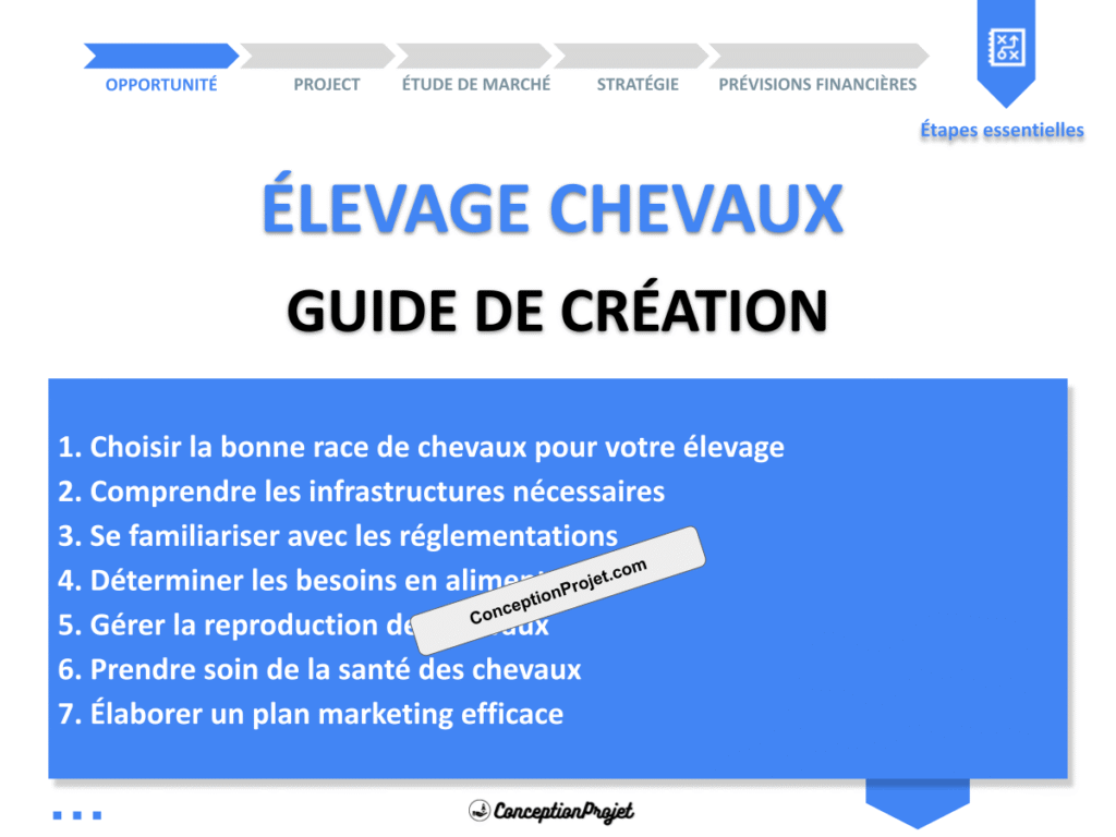 Elevage Chevaux Guide de Creation Cover