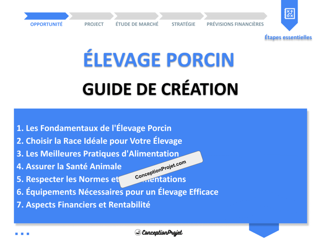 Elevage Porcin Guide de Creation Cover