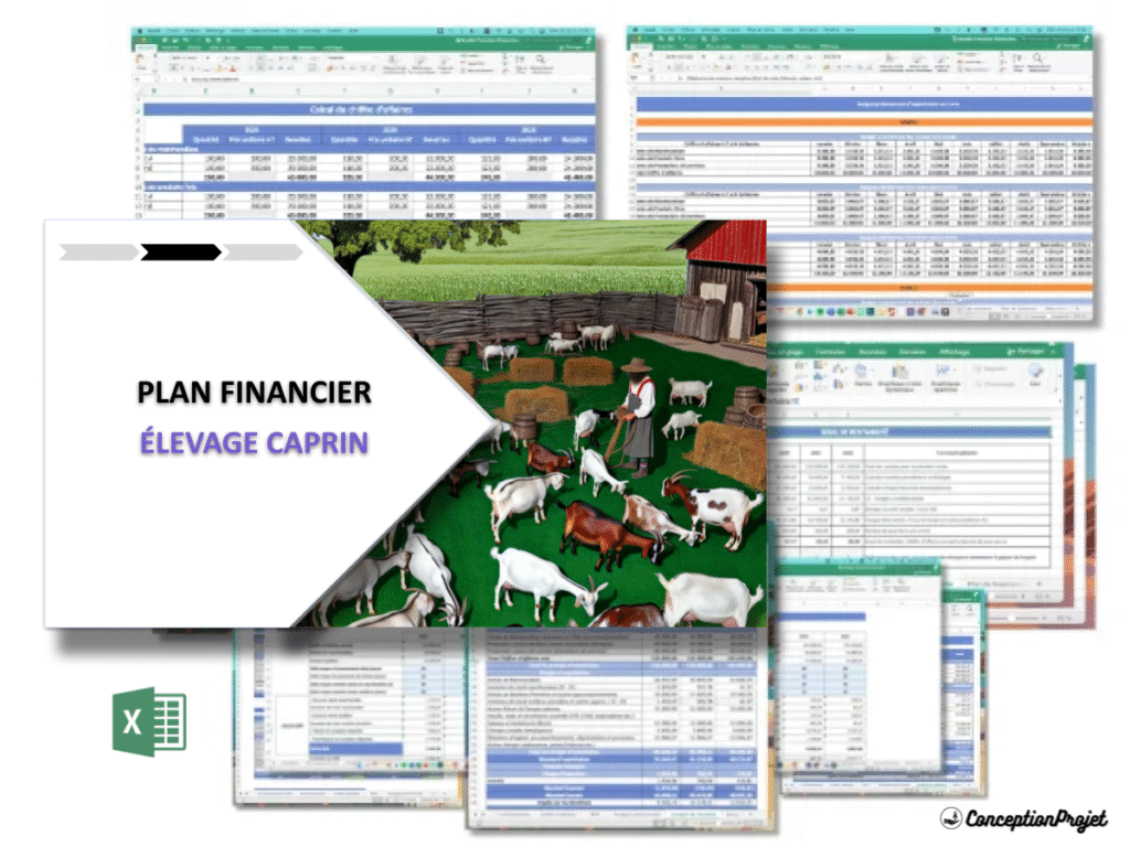 Elevage caprin Plan financier Exemple Cover
