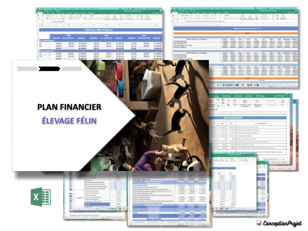 Elevage felin Plan financier Exemple Cover