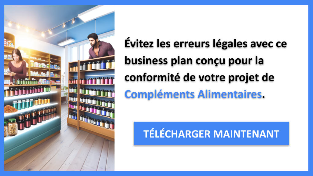 Exemple Business Plan pour Compléments Alimentaires - Étude Juridique Compléments Alimentaires- CTA2