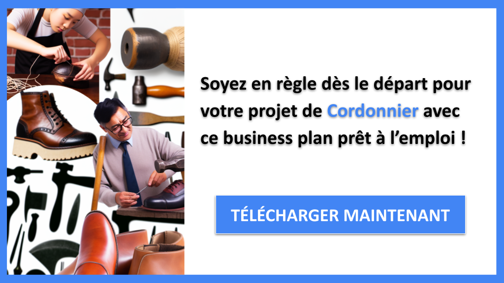 Exemple Business Plan pour Cordonnier - Étude Juridique Cordonnier- CTA3