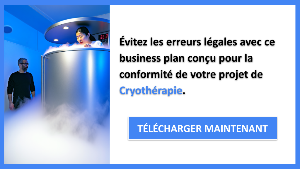 Exemple Business Plan pour Cryothérapie - Étude Juridique Cryothérapie- CTA2