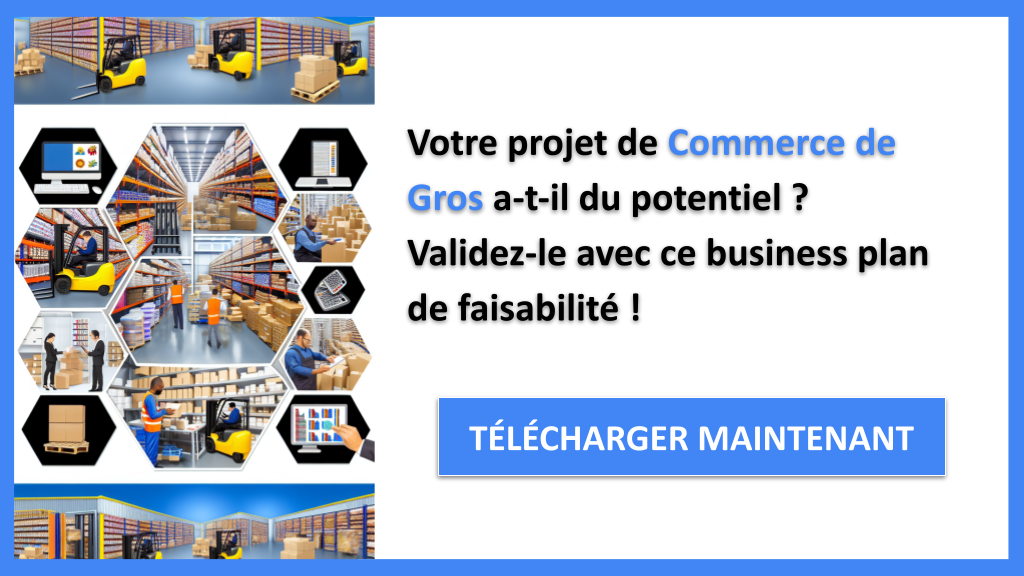 Exemple Business Plan pour Commerce de Gros - Étude Faisabilité Commerce de Gros- CTA1
