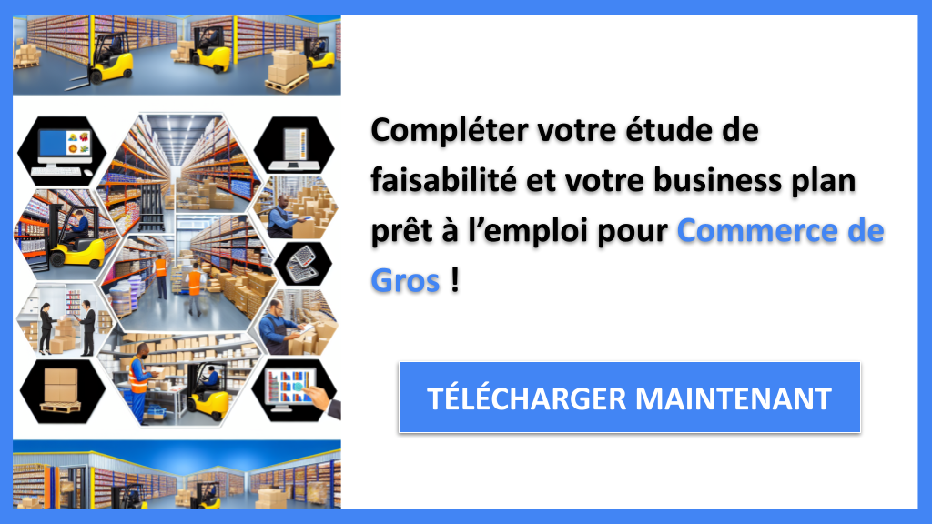 Exemple Business Plan pour Commerce de Gros - Étude Faisabilité Commerce de Gros- CTA3