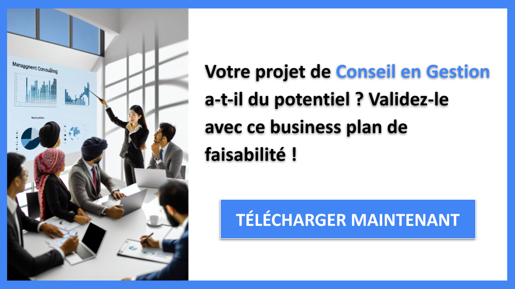 Étude de Faisabilité de Conseil en Gestion : Analyse et Résultats 6 Exemple Business Plan pour Conseil en Gestion - Étude Faisabilité Conseil en Gestion- CTA1