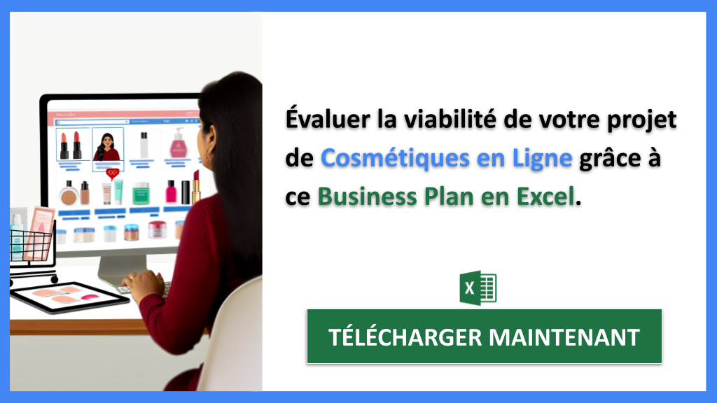 Exemple Business Plan pour Cosmétiques en Ligne - Étude Faisabilité Cosmétiques en Ligne- CTA2