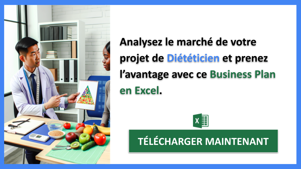 Exemple Business Plan pour Diététicien - Étude de la Concurrence Diététicien- CTA2