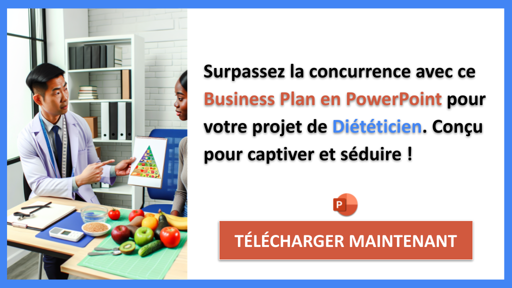Exemple Business Plan pour Diététicien - Étude de la Concurrence Diététicien- CTA3