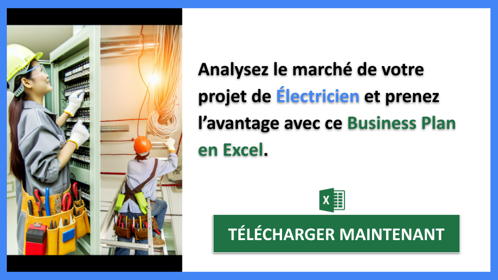 Exemple Business Plan pour Électricien - Étude de la Concurrence Électricien- CTA2