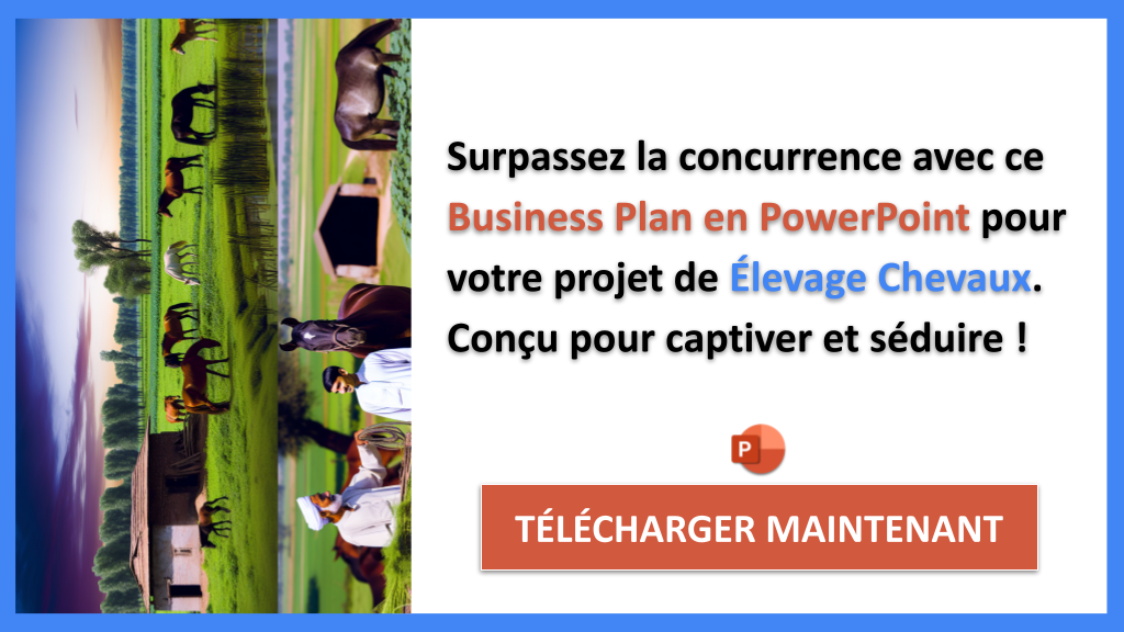 Exemple Business Plan pour Élevage Chevaux - Étude de la Concurrence Élevage Chevaux- CTA3